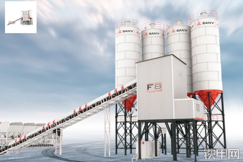 三一重工HZS180F8混凝土工程站