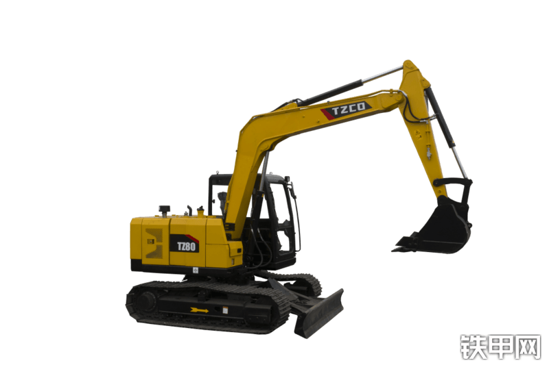 太重集团TZ80挖掘机整机外观