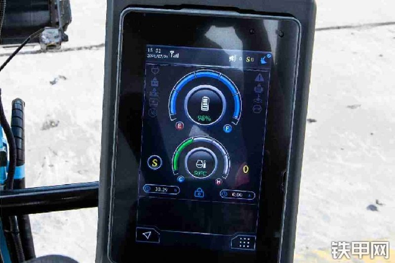 三一重工SY19E电动挖掘机局部