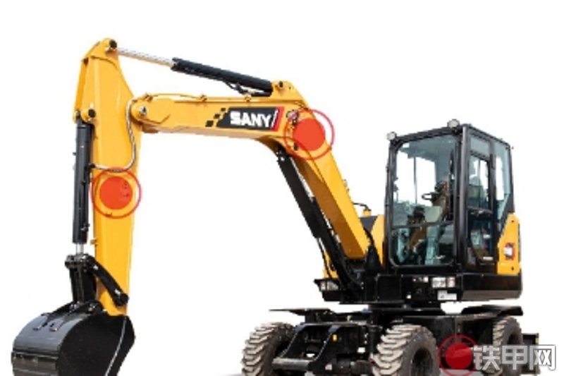 三一重工SY65W（国四）挖掘机局部