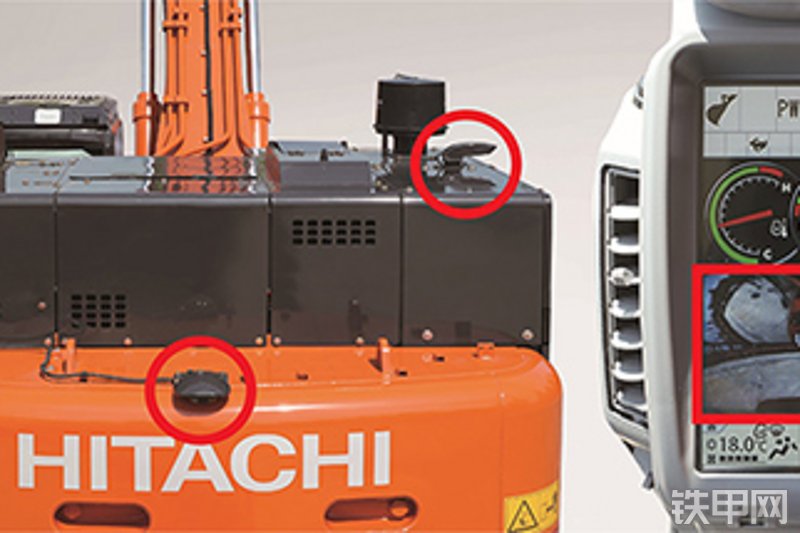 日立ZX550LCH-6A挖掘机局部