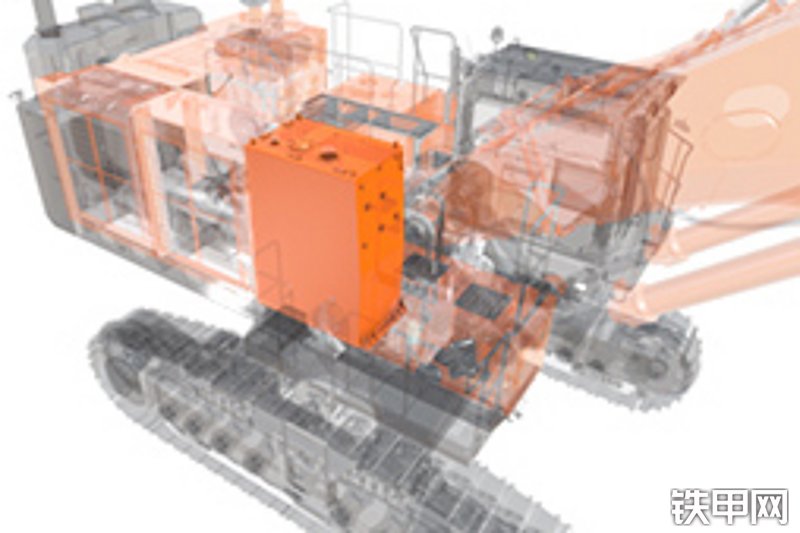 日立EX1200-7挖掘机局部