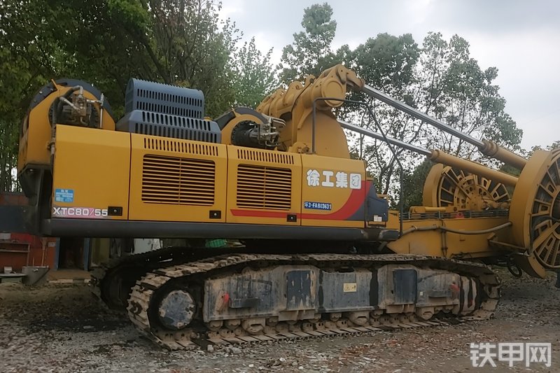 徐工XTC80/55双轮铣槽机整机外观