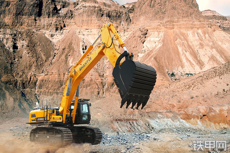 山推SE800LC-10W挖掘机整机外观