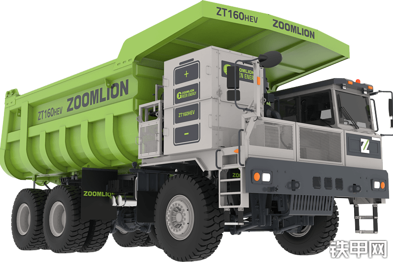 中联重科ZT160HEV非公路自卸车整机外观
