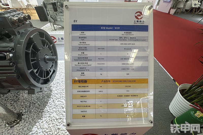 上柴SC8Y发动机展会( )