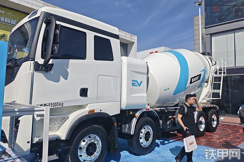 三一重工SYM5318GJB1BEV工程自卸车整机外观