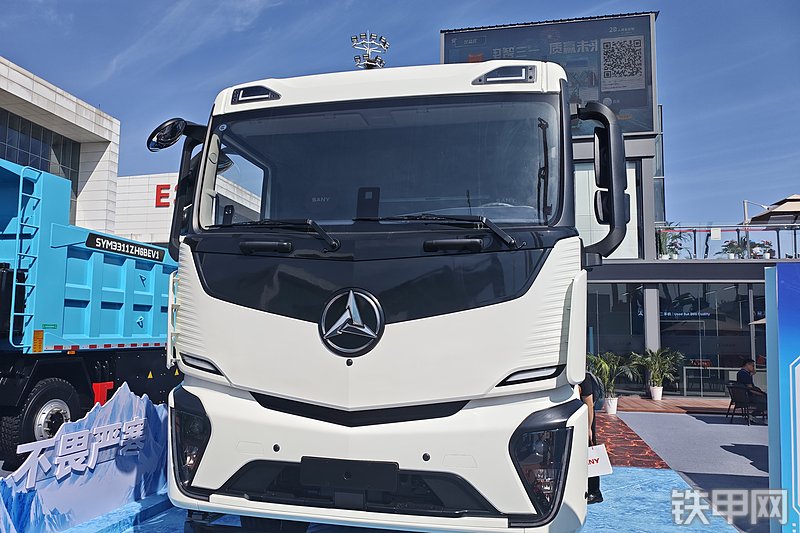 三一重工SYM5318GJB1BEV工程自卸车整机外观