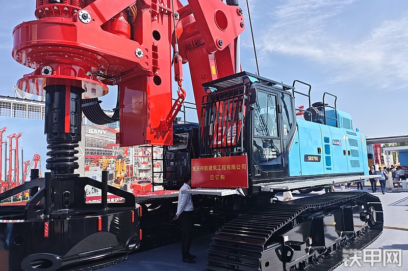 三一重工SR275E旋挖钻整机外观