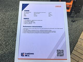 柳工LM09JE高空作业机械整机外观