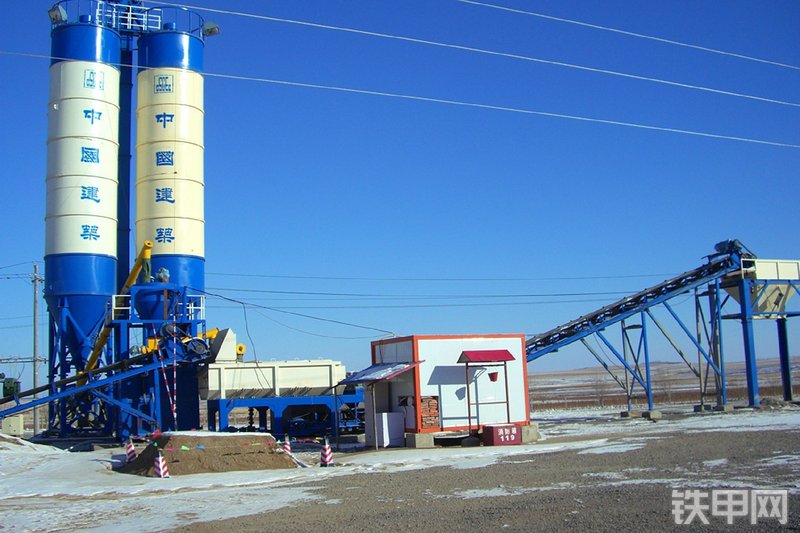 亚龙筑机WBC500稳定土拌合站整机外观