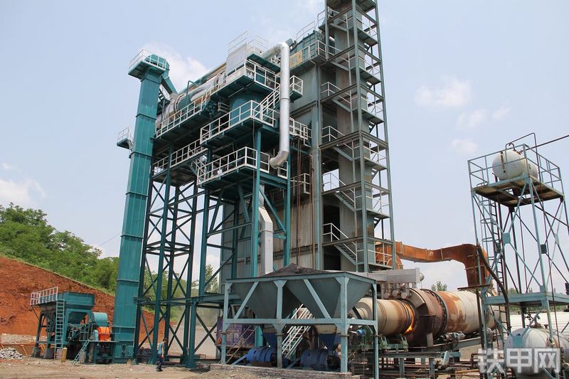 亚龙筑机RAP2000沥青搅拌站整机外观