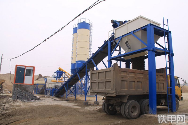 亚龙筑机WBC500稳定土拌合站整机外观