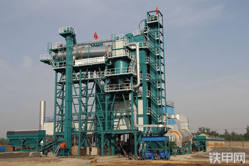 亚龙筑机RAP600沥青搅拌站整机外观