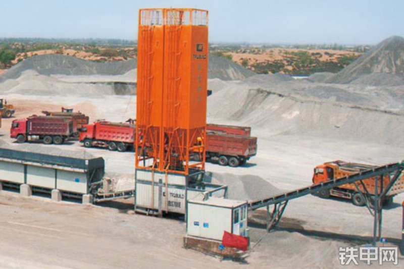 道胜WBS600E稳定土拌合站整机外观