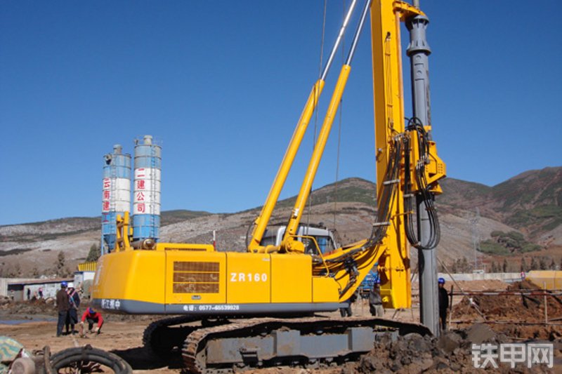 浙江振中ZR160旋挖钻整机外观