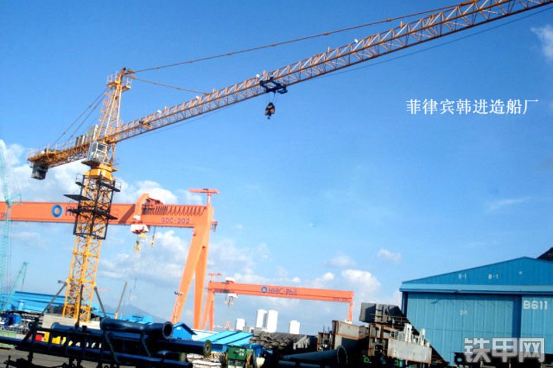 鸿达建工QTZ160起重机整机外观