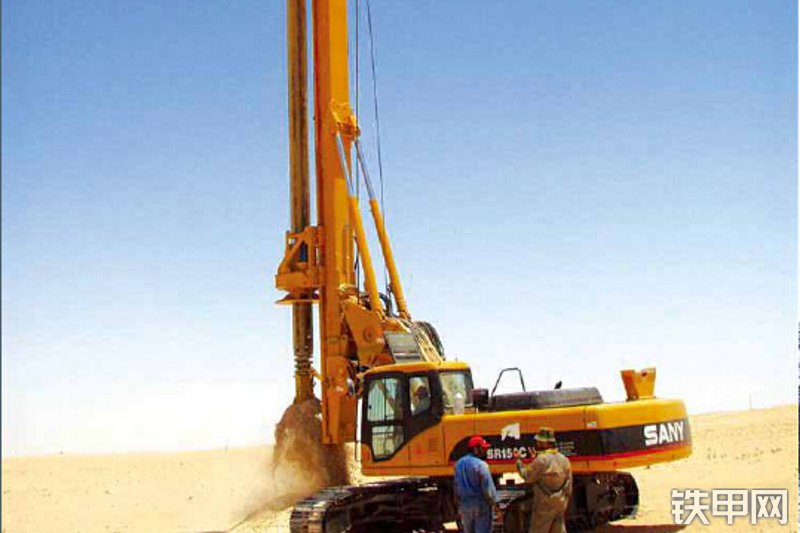 三一重工SR120旋挖钻整机外观