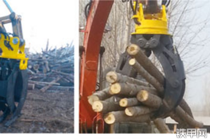 金山重工DLKL14抓木器整机外观