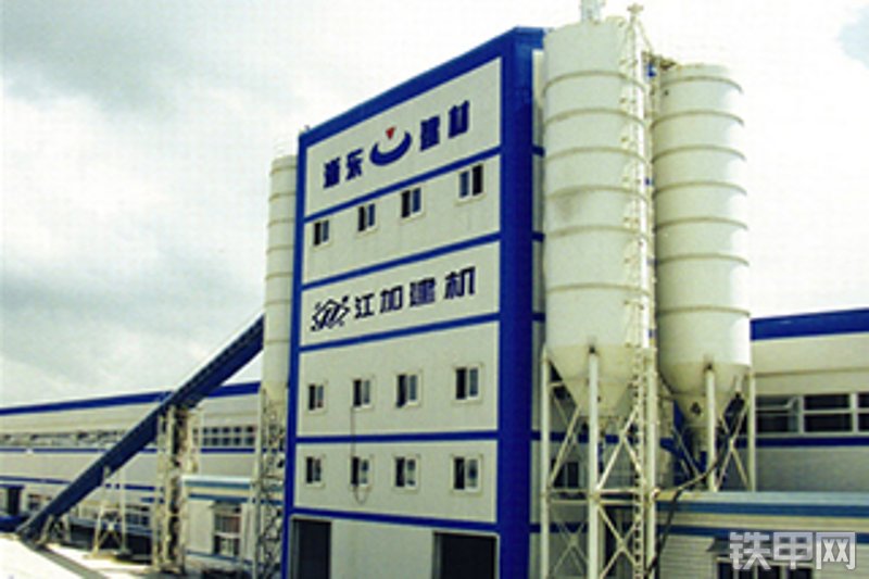 江加HLS240混凝土搅拌站整机外观