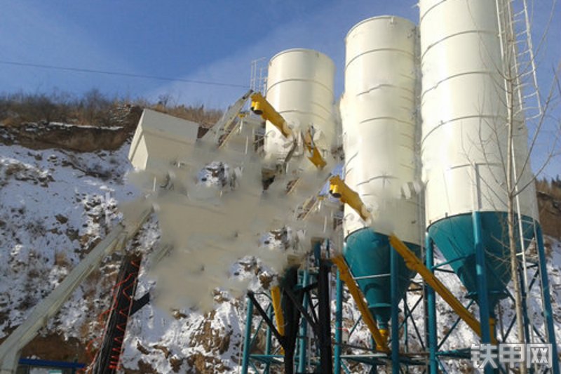 贝特HZS75混凝土搅拌站整机外观