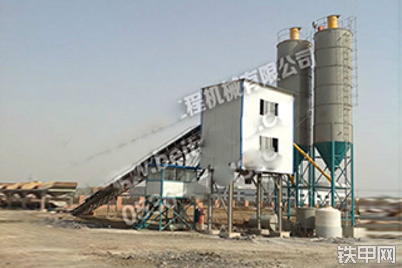 贝特HLS60混凝土搅拌站整机外观