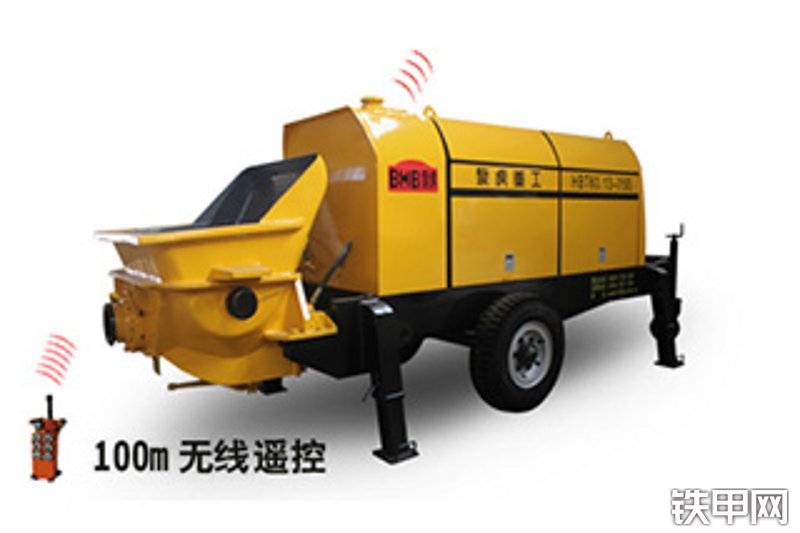 泵虎重工HBT60.13-75S拖泵整机外观