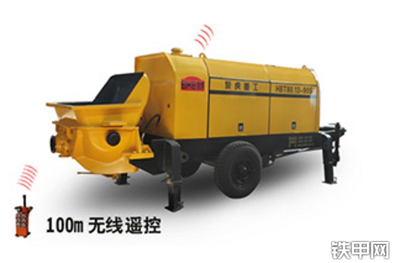 泵虎重工HBT80.13-90S拖泵整机外观