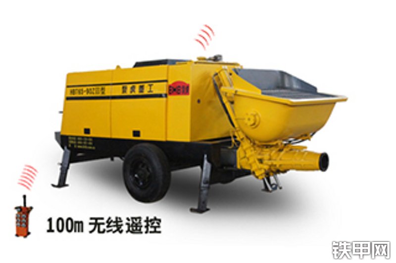 泵虎重工HBT65-90ZIII拖泵整机外观