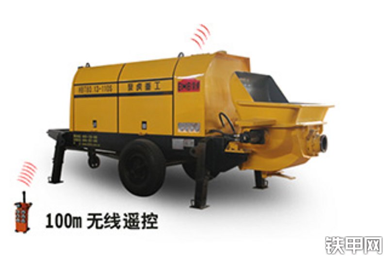 泵虎重工HBT80.13-110S拖泵整机外观