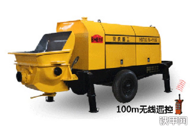 泵虎重工HBT80.18-132S拖泵整机外观