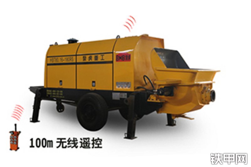 泵虎重工HBT80.16-180RS拖泵整机外观