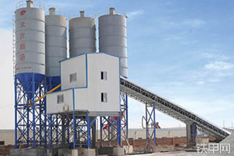 北方路通HZS50混凝土搅拌站整机外观