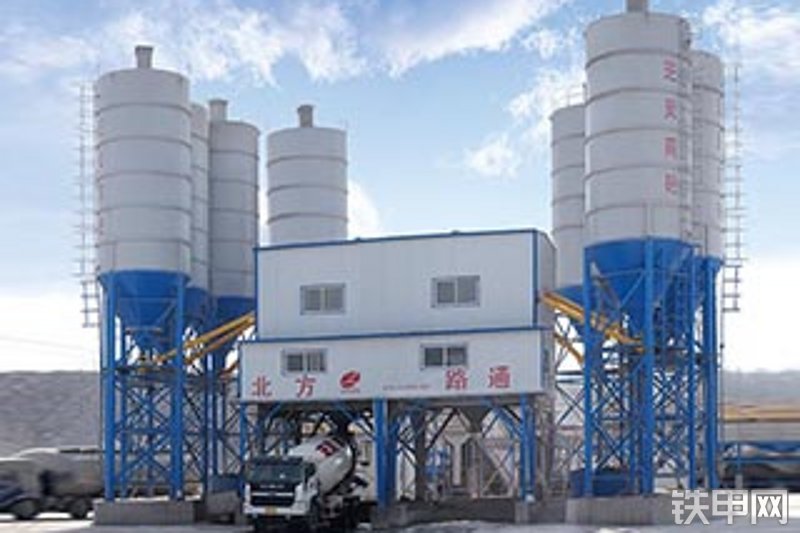 北方路通2HZS25混凝土搅拌站整机外观