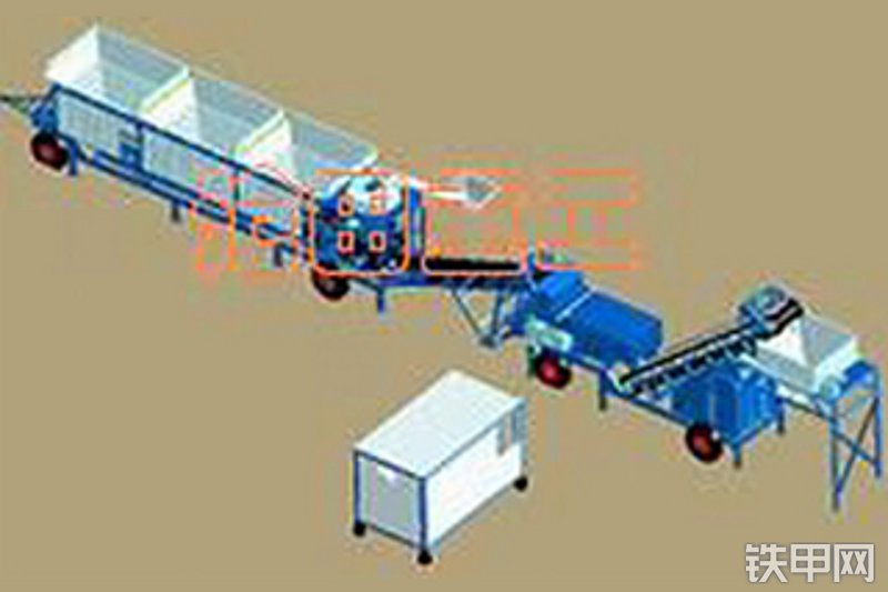 沧田重工WBD300稳定土拌合站整机外观