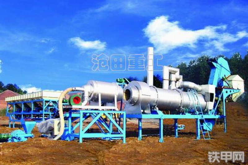 沧田重工DB20沥青搅拌站整机外观