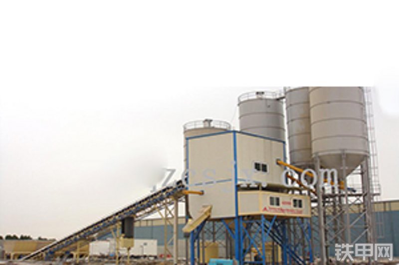 南安长盛HZS75混凝土搅拌站整机外观