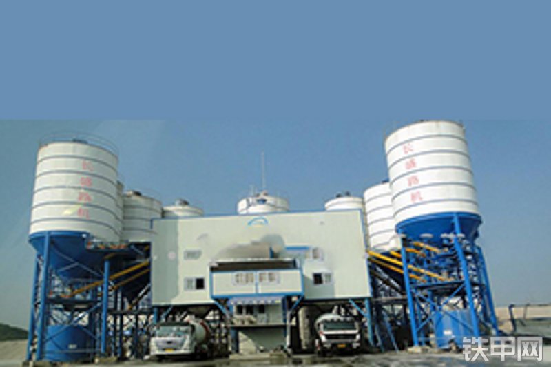 南安长盛HZS50混凝土搅拌站整机外观