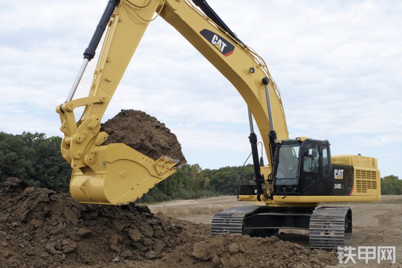 卡特彼勒349D2液压挖掘机整机外观