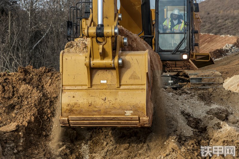 卡特彼勒374fl液压挖掘机图片大全_卡特374fl整机外观照片-铁甲工程