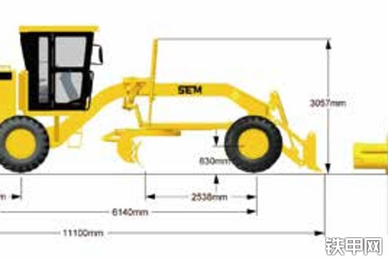 山工SEM921平地机整机外观