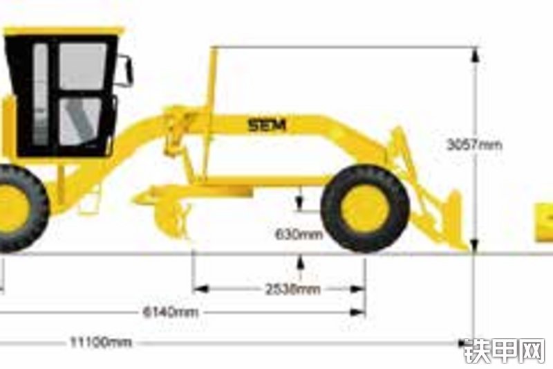 山工SEM921平地机整机外观