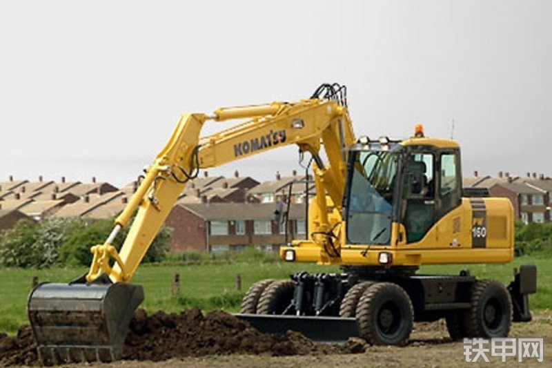 小松pw160-7轮式挖掘机