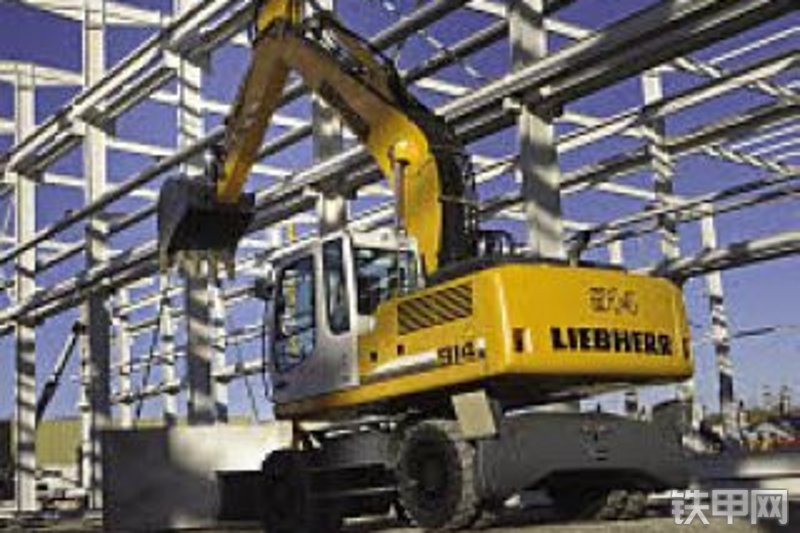 利勃海尔a914clitronic-retractable轮式挖掘机