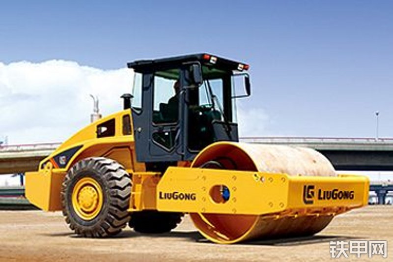 柳工614单钢轮压路机