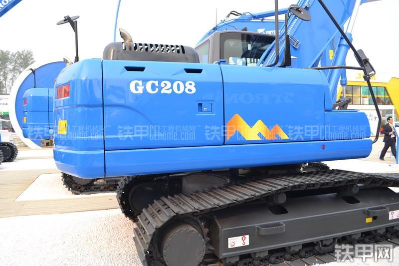 山重建机GC208-8挖掘机局部