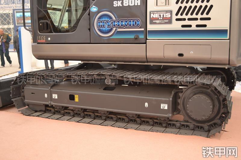 神钢SK80H混合动力挖掘机整机外观