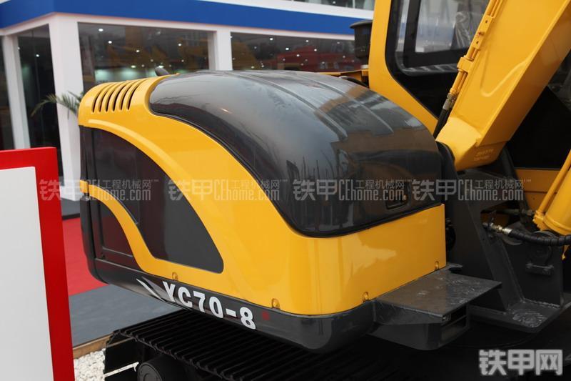 玉柴YC70-8挖掘机局部