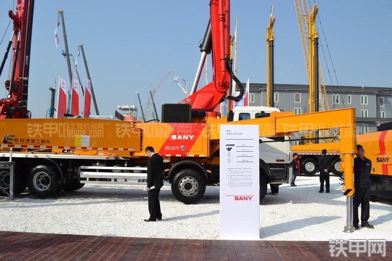 三一重工SY5418THB-56E泵车整机外观