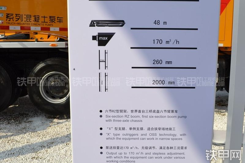 三一重工SY5310THB40B 48E(奔驰)泵车整机外观